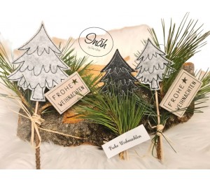 Stickserie ITH - Tannenwald - Stecker & Deko